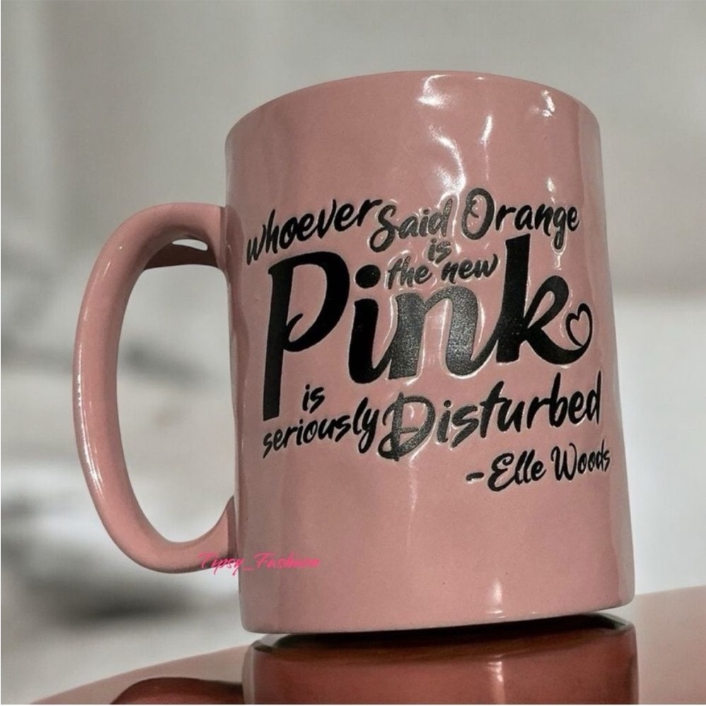 Coffee Cup Mug Novelty Legally Blonde Movie Quote White Elephant